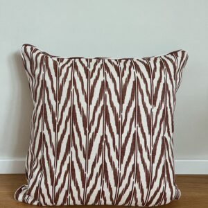 Cushion cover, Painted Ikat Sienna