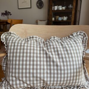 Kissenbezug, Gingham Ruffle – Bild 3